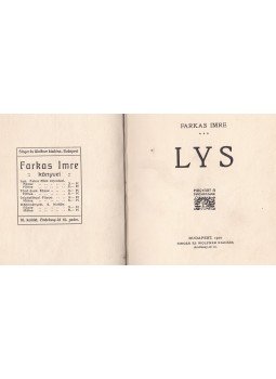 Farkas Imre - LYS Farkas Imre - LYS, Budapest 1910 antikvár könyv