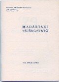 Szentendrey Géza - Madártani tájékoztató 1979. április-június