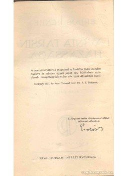 Erdős Renée - Lavinia Tarsin házassága I-II. kötet Erdős Renée - Lavinia Tarsin házassága I-II. kötet, Budapest 0 antikvár könyv