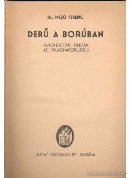 Mező Ferenc - Derű a borúban Mező Ferenc - Derű a borúban, Budapest 0 antikvár könyv