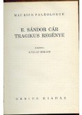 Paléologue, Maurice - II. Sándor cár tragikus regénye