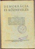 Andics László,Bartha Dénes,Kardos Lajos,Kardos Tibor - Demokrácia és köznevelés