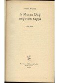 Franz Werfel - A Musza Dagh negyven napja I-II.