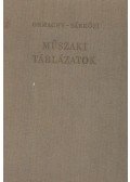 Ohmacht Róbert,Sárközi Zoltán - Műszaki táblázatok