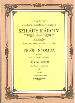 Tóth Sándor - Szilády Károly emlékkönyv Tóth Sándor - Szilády Károly emlékkönyv, Kecskemét 1981 antikvár könyv