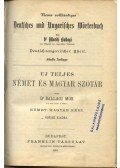 Ballagi Mór - Uj teljes német és magyar szótár (1882)
