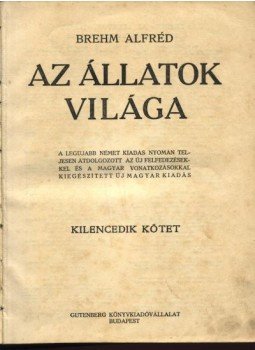 Brehm Alfréd - Madarak II. kötet Brehm Alfréd - Madarak II. kötet, Budapest 0 antikvár könyv