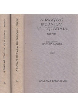 Kozocsa Sándor - A Magyar irodalom bibliográfiája 1961-1965 I-II. kötet