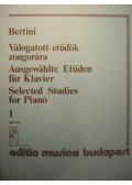 Bertini - Válogatott etűdök zongorára I.