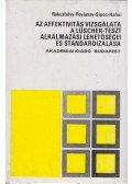 Rókusfalvy Pál,Povázsay Éva,Sipos Kornél,Halmi György - Az affektivitás vizsgálata