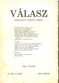 Sárközi György - Válasz - IV évfolyam, 4. szám