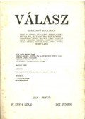 Sárközi György - Válasz - IV évfolyam 6. szám