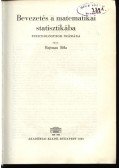 Hajtman Béla - Bevezetés a matematikai statisztikába