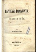 Medgyes Lajos - Egyházi imakönyv