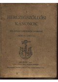 Mokos Gyula - A herczegszöllősi kánonok