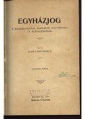 Kosutány Ignác - Egyházjog