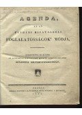 Az agusztai hitvallást követő evangélikusok dunántúli szuperintendentziája - Agenda az az: egyházi hivatalbeli foglalatosságok módja