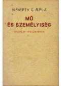 Németh G. Béla - Mű és személyiség