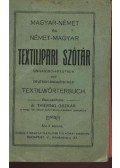 Thiering Oszkár - Magyar-német és német-magyar textilipari szótár