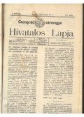 Csúcs János - Csongrád vármegye Hivatalos Lapja 1912.
