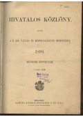  - Hivatalos közlöny