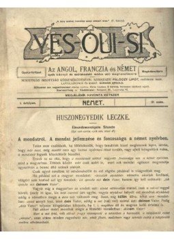 Palóczy Lipót - Yes-oui-si 21. Palóczy Lipót - Yes-oui-si 21., Budapest 0 antikvár könyv