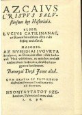 Baranyai Decsi János - Az caius crispus sallustiusnak két históriája