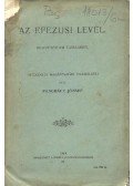 Pongrácz József - Az Efezusi levél