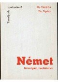 Siptár Ernő,Vargha Károly - Német társalgási zsebkönyv