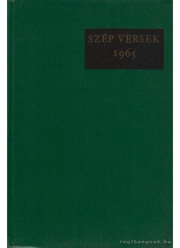 Z. SZALAI SÁNDOR - Szép versek 1965 Z. SZALAI SÁNDOR - Szép versek 1965, Budapest 1966 antikvár könyv
