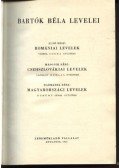 Demény János - Bartók Béla levelei I-III.