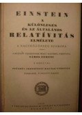 Einstein, Albert - A különleges és az általános relatívitás elmélete a nagyközönség számára