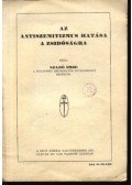 Szabó Imre - Az antiszemitizmus hatása a zsidóságra
