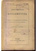 Szinnyei József - Nyelvtudományi közlemények XXXII. kötet 1-4. füzete