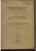 Ormos Imre - A kertészeti és szőlészeti főiskola évkönyve 1-4.