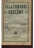 Lukács Aladár - Állatorvosi közlöny XVIII. évfolyam 1-5. szám