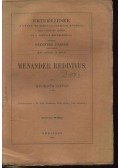 Hegedűs István - Menander redivivus