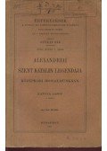 Katona Lajos - Alexandriai Szent Katalin legendája középkori irodalmunkban