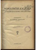 Dr. Geőcze Bertalan (szerk.) - Nemzetközi jog tára II.kötet