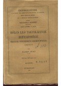 Darkó Jenő - Bölcs Leó Taktikájának hitelessége magyar történeti szempontból