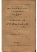 Jánosi Béla - Schedius Lajos aesthetikai elmélete