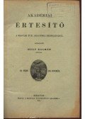 Szily Kálmán - Akadémiai értesítő - 1904/11