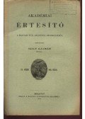 Szily Kálmán - Akadémiai értesítő - 172. füzet