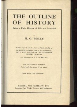 H.G. Wells - The outline of history H.G. Wells - The outline of history, London, New York, Toronto, Melbourne 1924 antikvár könyv