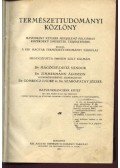 Szabó-Patay József,dr.,Gombocz Endre - Természettudományi közlöny 1067-1078. füzet és 205-208. pótfüzet