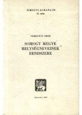Várkonyi Imre - Somogy megye helységneveinek rendszere