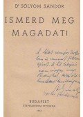 Dr. Sólyom Sándor - Ismerd meg magadat! (dedikált)