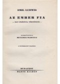 Ludwig Emil - Az ember fia