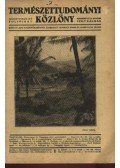 Szabó-Patay József,Gombocz Endre - Természettudományi Közlöny 1934 évfolyam