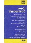 Több szerző,Moldován Tamás - Autós mindentudó 1981